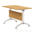 オフィスの折りたたみトレーニングテーブルを簡単に移動できます